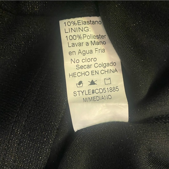 Windsor Black Shimmering Sleeveless Dress GUC M - Picture 5 of 6